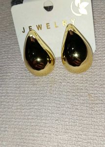 Gold Teardrop Earrings