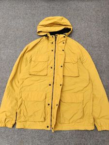 Vintage Yellow Hooded Jacket