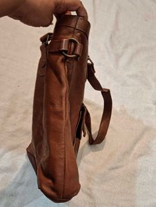 Brown Leather Tote Bag