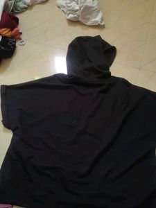 Black "Beauty" Hoodie Top