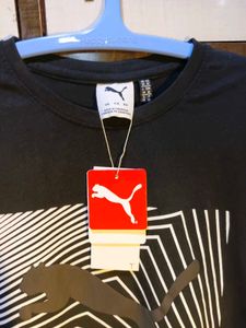 Puma Graphic Tee - Black New With Tag