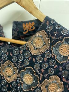 Embellished Crop Blouse