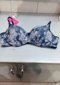 Floral Print Padded Bra