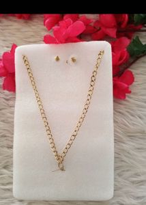 Elegant Ruby &amp; Diamond Necklace Set