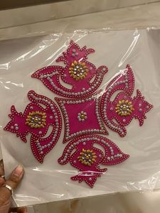 Festive Rangoli Stickers (Set of 4)