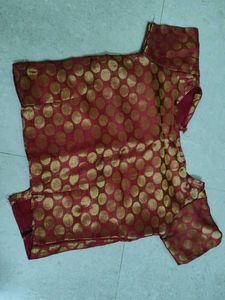 Elegant Brocade Blouse