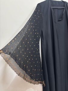 Elegant Black Abaya Gown