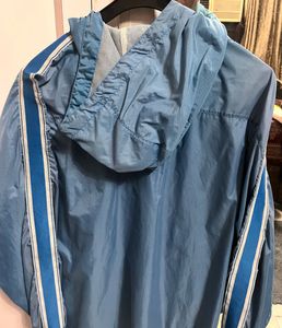 GStar Blue Hooded Windbreaker Jacket