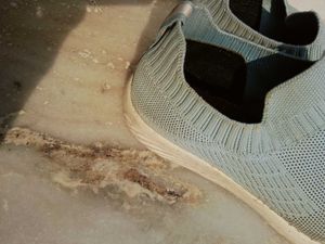 used Light Blue Slip-On Sneakers