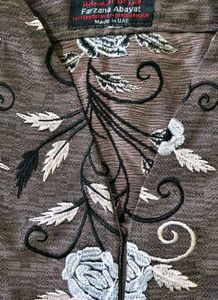 Elegant embroidered Abaya
