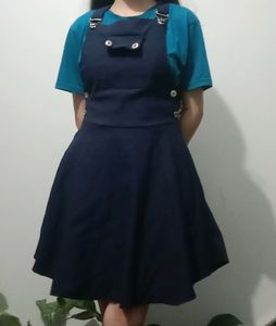 Navy Blue Jumper Dress