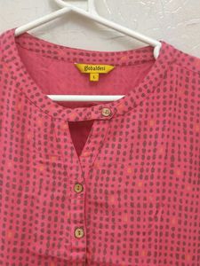 Global Desi Pink Printed Kurta