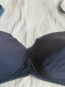 Comfortable neavy blue Bra