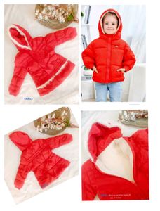 Cute Red Kids Puffer Jacket