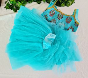 Blue Ethnic Wear Set (Girls)