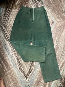 Green Wide Leg Sweatpants
