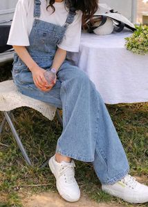 New Light Wash Denim Overalls