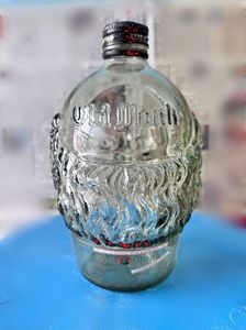 Vintage Old Monk Face Bottle 🍾✨