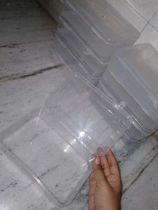 Set of 9 Clear Food Storage Containers
