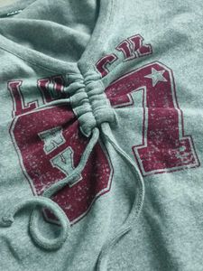 Grey "Luck 87" y2k Graphic T-Shirt