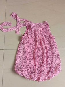 Pink Polka Dot Baby top