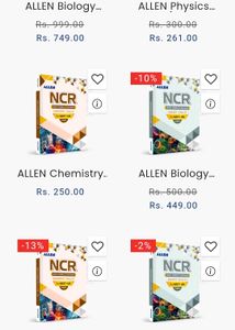 ALLEN NCR Chemistry Class XI-XII
