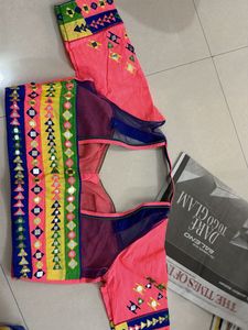 Embroidered Pink Blouse
