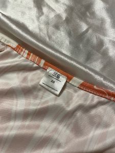 Orange Swirl Mini Dress