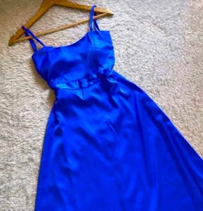 Elegant Royal Blue Maxi Dress