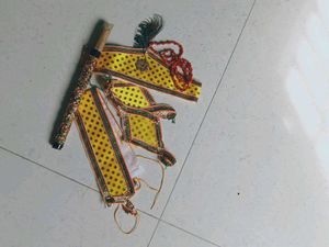 Kids Krishna Costume Set