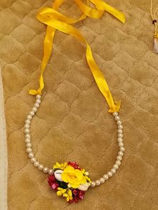 Floral Jewellery Set for Haldi/Mehendi