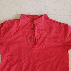 Pure Cotton Ethnic Kurta For Little Boys