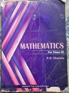 Mathematics for Class IX by R.D. Sharma