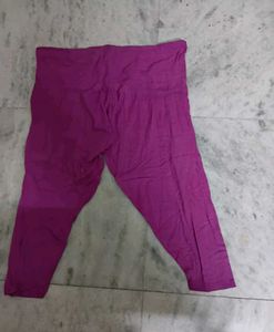 Purple Patterned Kurti With Pajama And Dupatta