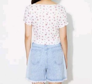 Printed floral top🌸 ( Summer )