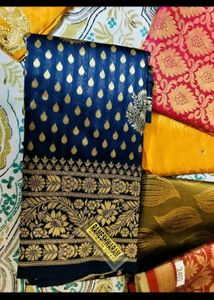 unused Beautiful Silk Sarees Collection