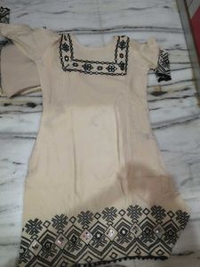Embroidered Silk Blouse