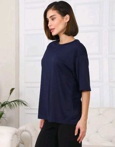 Shein Medium Length Drop Shoulder Back Cut-Out