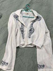 White Embroidered set
