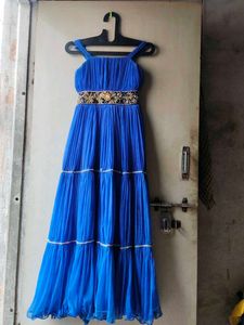 Stunning Royal Blue Embellished Gown
