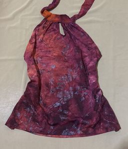 Boho Halter Neck Tie-Dye Top