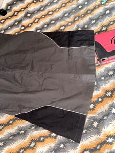 Grey Wide Leg Track Pants
