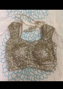 2 Blouses, Golden &amp;  Pink Embroidered Blouse