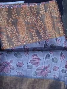 Elegant Printed Saree with Blouse