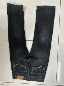 Dark Grey Denim Jeans