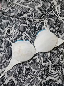 Padded White Bra/ Bikini top