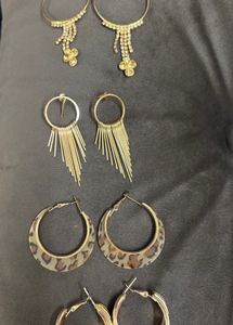 Earring Bundle: Hoop, Dangle & More!