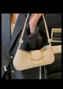 Stylish Cream Hobo Bag