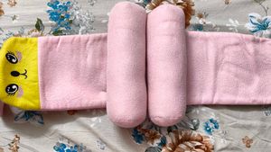 Cute Pink Bunny Baby Pillow