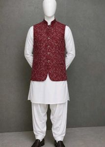 Men's Embroidered Nehru Jacket